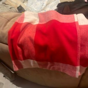 Super cute, short, red and white mini skirt